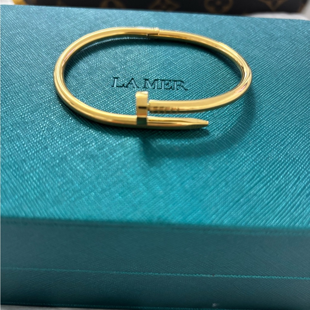 Gold Nail Bracelet